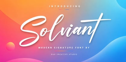 Solviant Font Poster 1