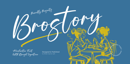Brostory Font Poster 1