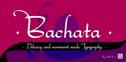 Bachata Font Poster 1