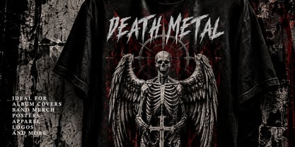 Deathscrwal Font Poster 9
