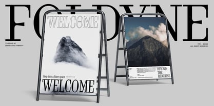 FTC Foldyne Font Poster 6
