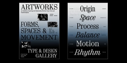 FTC Foldyne Font Poster 5