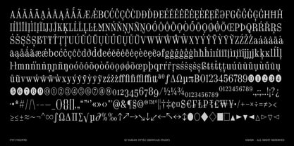 FTC Foldyne Font Poster 10