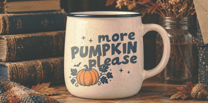 Midnight Pumpkin Font Poster 3