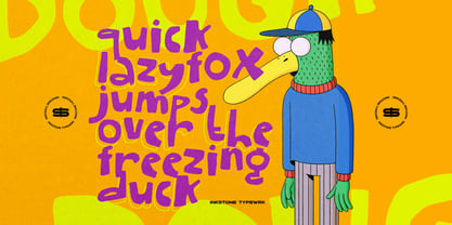 Doughaus Font Poster 3