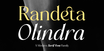 Randeta Olindra Font Poster 1