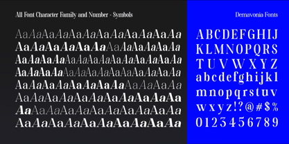 Demavonia Font Poster 10