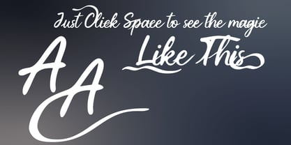 Halodia Signature Font Poster 3