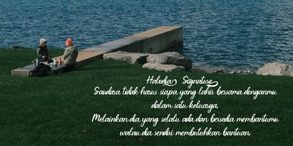 Halodia Signature Font Poster 5