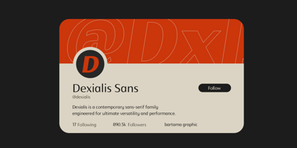 Dexialis Font Poster 9