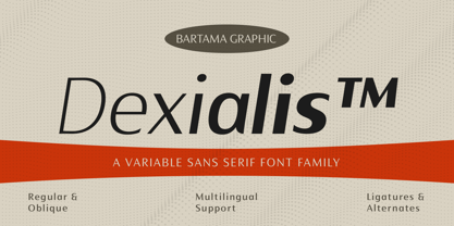 Dexialis Font Poster 1