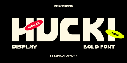 Hucki Font Poster 1