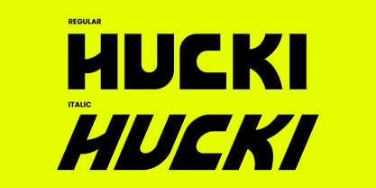 Hucki Font Poster 4