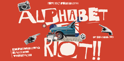 Alphabet Riot Font Poster 1