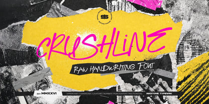 Crushline Font Poster 1
