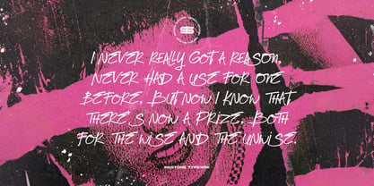 Crushline Font Poster 4