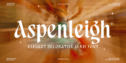 Aspenleigh Font Poster 1