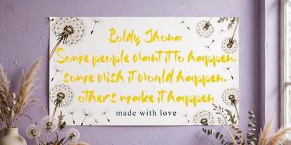 Boldy Jhona Font Poster 13