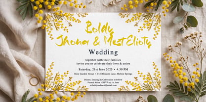 Boldy Jhona Font Poster 5