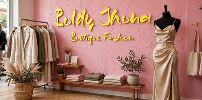 Boldy Jhona Font Poster 10
