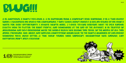 Blug Font Poster 5