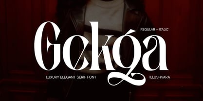 Gekga Font Poster 1