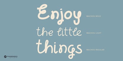 Machou Display Font Poster 4