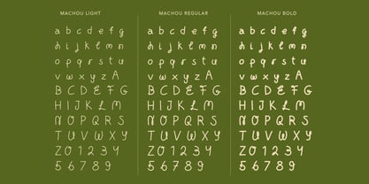 Machou Display Font Poster 5