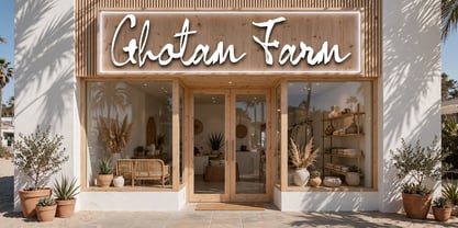 Ghotam Farm Font Poster 14