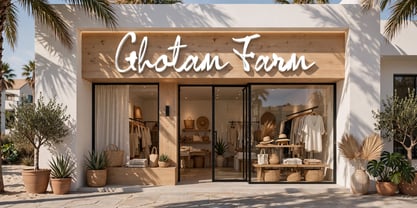 Ghotam Farm Font Poster 5
