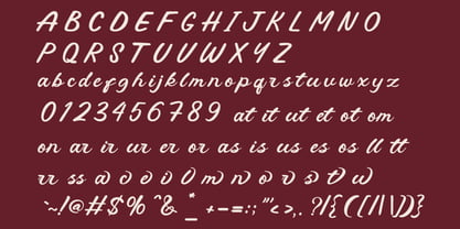 Venadria Signature Font Poster 11