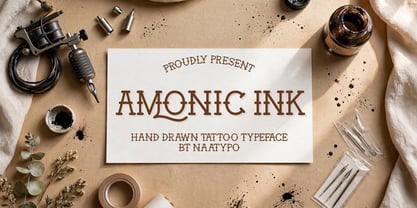 Amonic Ink Font Poster 5