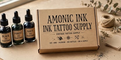 Amonic Ink Font Poster 13
