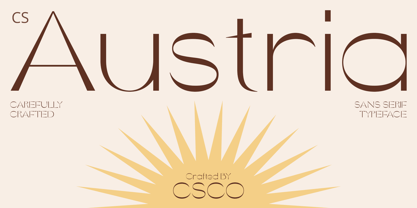 CS Austria Font Poster 1