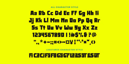 Gravist Core Font Poster 2