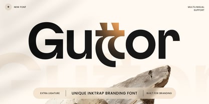 Guttor Font Poster 1