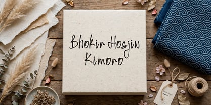 Bhokir Hosjin Font Poster 3