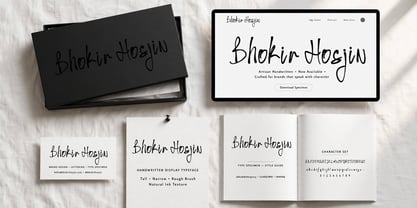 Bhokir Hosjin Font Poster 1