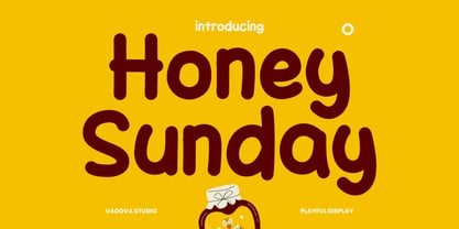 Honey Sunday Font Poster 1