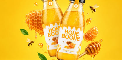 Honey Sunday Font Poster 8