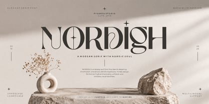 Nordigh Font Poster 1