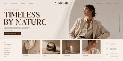 Nordigh Font Poster 7