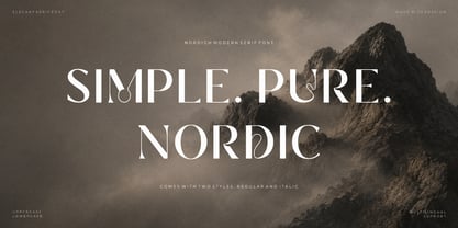 Nordigh Font Poster 2