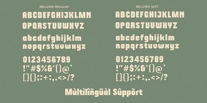 Bellview Font Poster 9