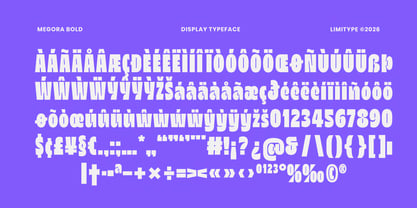 Megora Font Poster 11