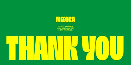 Megora Font Poster 12