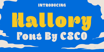 Hallory Font Poster 1
