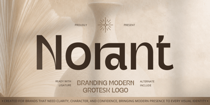 Norant Font Poster 1