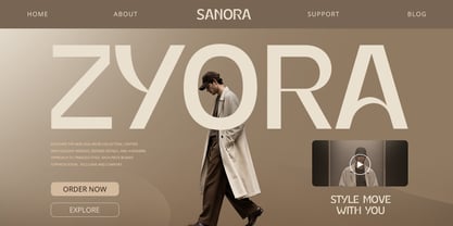Norant Font Poster 3