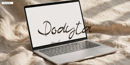 Dodyta Font Poster 7